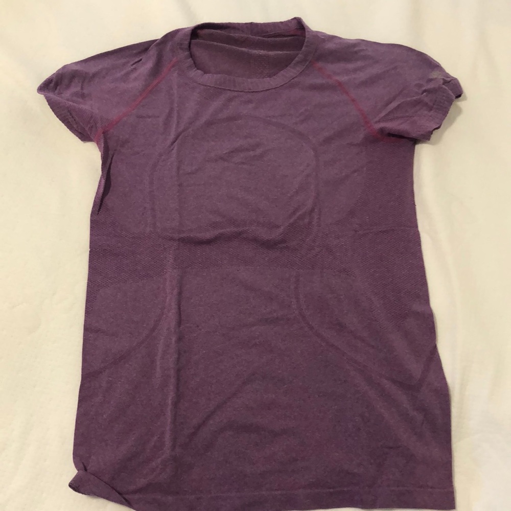 Lululemon purple exercise top